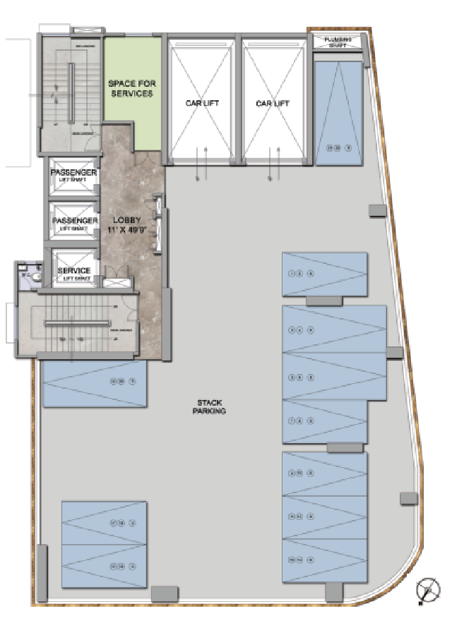 Modern Office Interiors at 9 Rajgir Commercial Space